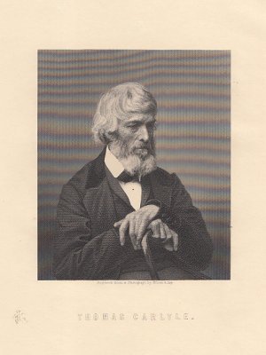 Porträt. Brustbild. Original - Stahlstich (anonym), 27,2 x 18 cm, 1870.