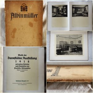 Werke der Darmstädter Ausstellung 1914 und andere Arbeiten nach Entwürfen von Professor Albinmüller (Mitglied der Künstlerkolonie Darmstadt).