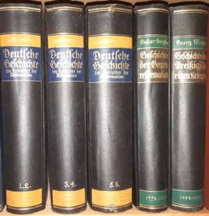 Deutsche Geschichte im Zeitalter der Reformation. 6 in 3 Bdn. / Gustav Droysen, Geschichte der Gegenreformation 1559 - 1608. / Georg Winter, Geschichte […]