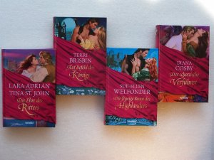 gebrauchtes Buch – Lara Adrian – Die Ehre des Ritters. + 3 weitere historische Liebesromane