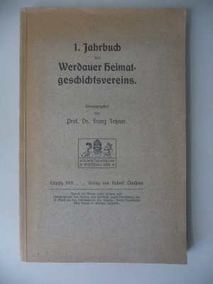 antiquarisches Buch – Tetzner, Franz  – 1. Jahrbuch des Werdauer Heimatgeschichtsvereins