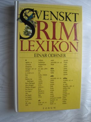 Svenskt rimlexikon (Nar?Var?Hur? serien) (Swedish Edition)