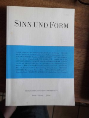 gebrauchtes Buch – Sinn und Form 1/2008