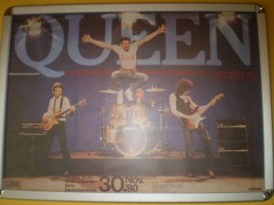 Queen (Plakat, Poster, Tourposter, Konzertplakat), 1980, (Keine LP/CD/Vinyl), Live, A Night in the Opera