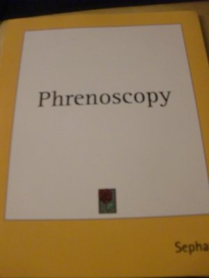 PHRENOSCOPY : being a synthetic system of astro-phrenology - the key to human character ( Phrenologie Schädelkunde) 1914