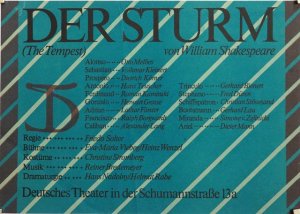 Der Sturm (The Tempest) von William Shakespeare. Deutsches Theater in der Schumannstraße 13a.