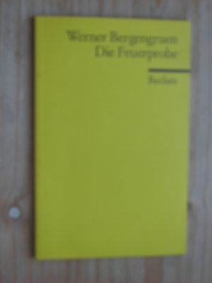 gebrauchtes Buch – Werner Bergengruen – Die Feuerprobe