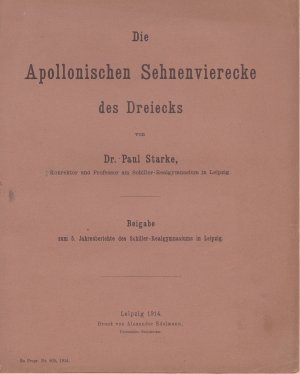 Die Apollonischen Sehnenvierecke des Dreiecks