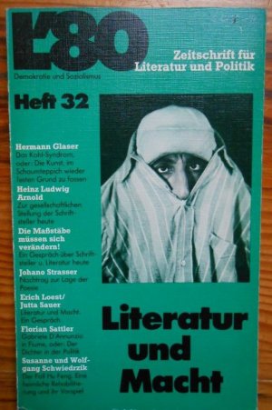 L’80 Zeitschrift für Literatur und Politik. Heft 32. LITERATUR UND MACHT