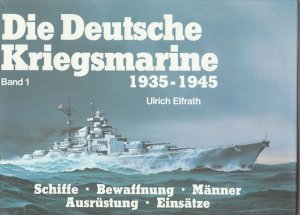 Die Deutsche Kriegsmarine 1935-1945. 4 Bänden. Band 1: Ulrich Elfrath- Schiffe, Bewaffnung, Männer, Ausrüstung, Einsätze. Band 2: Siegfried Breyer- Zerstörer, Torpedoboote, Geleitboote, Schnellboote, Minensuch- und Räumboote, Minenschiffe, Hilfskreuzer, Vorpostenboote, U-Jäger, Sperrbrecher, Netzleger, Troß- und Sonderschiffe, Küstenartillerie.  Band 3: Siegfried Breyerund Gerhard Koop - Die U-Boot-Waffe, Kleinkampfmittel, Marine-Infanterie-Divisionen, Seeflieger, Häfen und Stützpunkte, Kriegschiffbauwerften, Die Träger der höchsten Tapferkeitsauszeichnungen, Uniformen, Diensgradabzeichen, Laufbahn-Abzeichen, Flaggen.  Band 4: Siegfried Breyerund Gerhard Koop - Schlachtschiffe, Panzerschiffe, schwere Kreuzer, Entstehungm, Einsatz und Ende der " Dickschiffe".