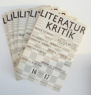 LITERATUR UND KRITIK. Jahrgang 1967, 6 Hefte (Heft 11, 12, 13, 14, 15, 16/17).