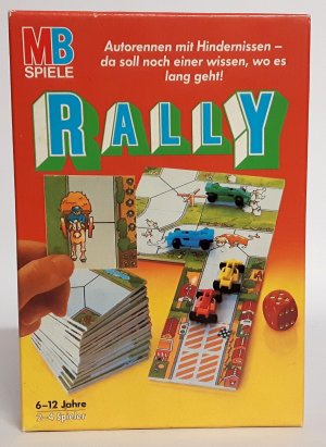 RALLY A3  Autorennen mit Hindernissen 1984 MB Spiele - ab 6 Jahren - für 2 bis 4 Spieler - Spieldauer ca 20 Minuten