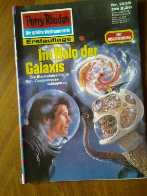 Perry Rhodan Risszeichnung Nr.1435 Im Halo der Galaxis Verlag Pabel 1989