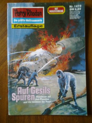 Perry Rhodan Risszeichnung Nr.1475 Auf Gesils Spuren Verlag Pabel 1989