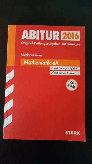 gebrauchtes Buch – Rolfs, Josef; Ebenhöh – Abiturprüfung Niedersachsen - Mathematik EA