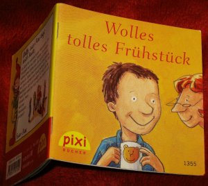 gebrauchtes Buch – Mechtel, Manuela / Rieger – Wolles tolles Frühstück - Pixi Bücher 1355. Mini-Buch