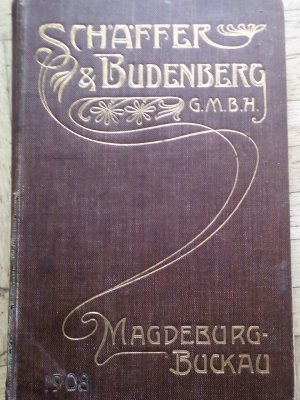 Schäffer & Budenberg G.M.B.H Magdeburg-Buckau