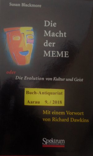 gebrauchtes Buch – Susan Blackmore – Die Macht der Meme