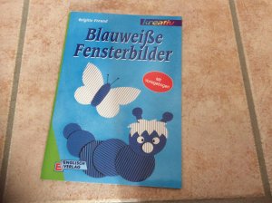 Blauweisse Fensterbilder