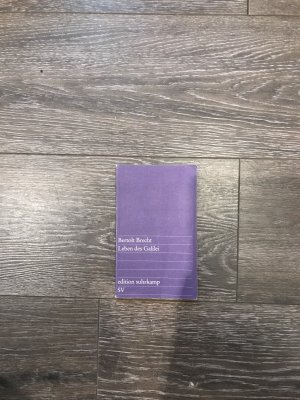 antiquarisches Buch – Bertolt Brecht – Leben des Galilei