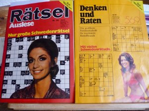 gebrauchtes Buch – div. Autoren – Denken und Raten - Rätsel Mühle - Bastei Rätsel Grossband - Rätsel Auslese. ( Konvolut 7 Hefte )