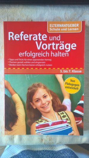 gebrauchtes Buch – Referate und Vorträge erfolgreich halten - 5.-7. Klasse