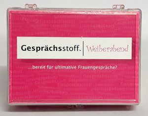 neues Spiel – Gesprächsstoff Weiberabend A1 2007 Kylskapspoesi 41003 - ab 16 Jahren - für 2 bis 10 Spieler - Spieldauer ca. 45 Minuten