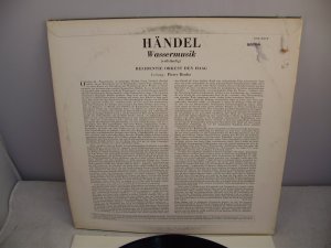 gebrauchter Tonträger – Händel Wassermusik Pierre Boulez LP