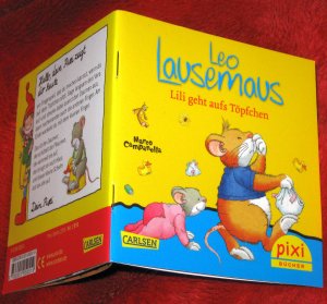 gebrauchtes Buch – Ill. Marco Campanella – Leo Lausemaus: Lili geht aufs Töpfchen. Pixi Bücher 1991. Mini-Buch