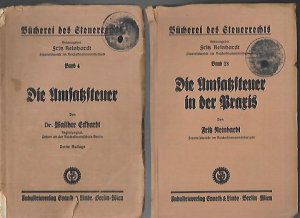 2 x Reihe Bücherei des Steuerrechts: Die Umsatzsteuer in der Praxis (Band Nr. 28) + Die Umsatzsteuer (Band 4)