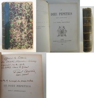 Le Dieu Pepetius. Roman archéologique par P.-L. Jacob, Bibliophile. - SIGNIERTES EXEMPLAR