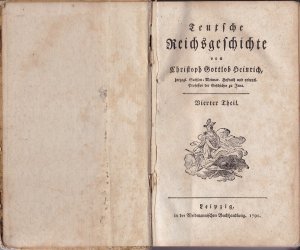 antiquarisches Buch – Christoph Gottlob Heinrich – Deutsche Reichsgeschichte. Vierter Theil