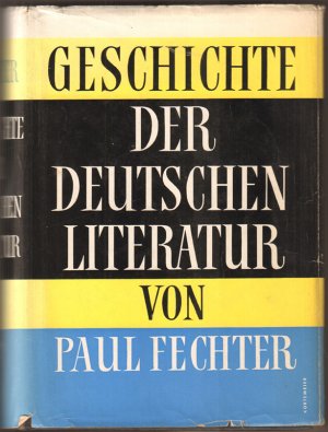 Geschichte der deutschen Literatur.