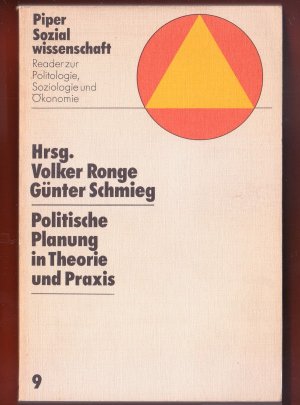 Bildtext: Politische Planung in Theorie und Praxis von Volker Ronge, Günter Schmieg