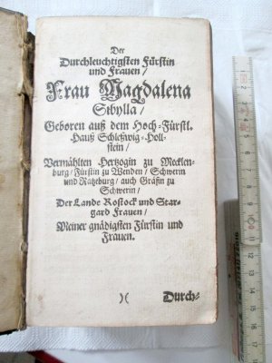 Geistliche Erquickstunden * Der Durchleutigsten Fürstin und Frauen / Magdalena Sibylla von Schleswig-Holstein-Gottorf, Ehefrau des Gustav Adolf