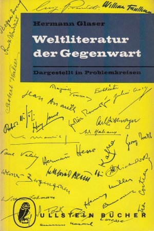 antiquarisches Buch – Hermann Glaser – Weltliteratur der Gegenwart