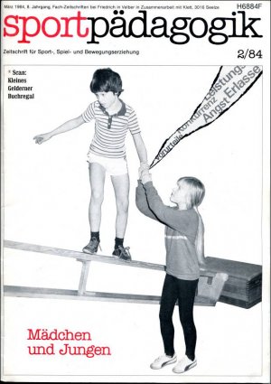 gebrauchtes Buch – Brodtmann, Dieter u – sportpädagogik 2/1984: MÄDCHEN UND JUNGEN (2/84)