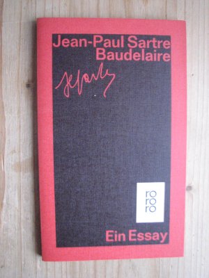 gebrauchtes Buch – Jean-Paul Sartre – Baudelaire - Ein Essay