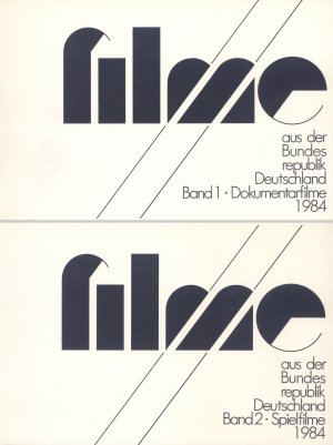 Filme aus der Bundesrepublik Deutschland Spielfilme. Band 1: Dokumentarfilme / Band 2: Spielfilme