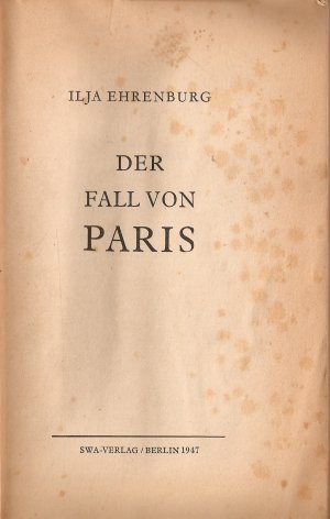 Der Fall von Paris