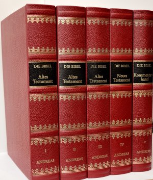 Die Bibel. Altes und Neues Testament in der Einheitsübersetzung. 5 Bände mit 3500 Farbbildern und biblischem Lexikon.