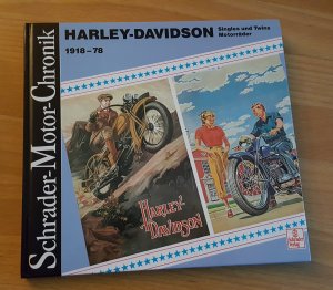 gebrauchtes Buch – Klaus Vollmar – Harley Davidson 1918-78, Singles und Twins Motorräder, Schrader-Motor-Chronik