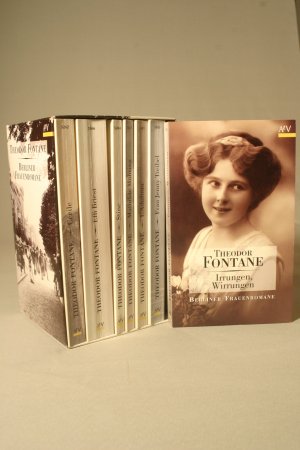 gebrauchtes Buch – Theodor Fontane – Berliner Frauenromane (Schuber mit den Romanen: Céeile, Effi Briest, Stine, Mathilde Möhring, L´Adultera, Frau Jenny Treibel, Irrungen Wirrungen