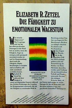 Die Fähigkeit zu emotionalem Wachstum