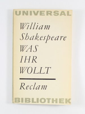 antiquarisches Buch – William Shakespeare – Reclams Universal-Bibliothek Band 53: Was ihr wollt