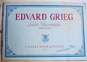 antiquarisches Buch – Edvard Hagerup Grieg – Edvard Gried.   Leichte Klavierstücke