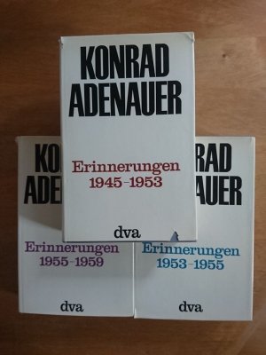 Erinnerungen (3 Bände, umfaßt die Jahre 1945 - 1959)