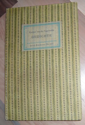 antiquarisches Buch – Walther von der Vogelweide – Gedichte - Insel-Bücherei Nr. 105