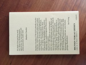 gebrauchtes Buch – Friedrich Seebass – Matthias Claudius