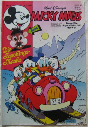 Micky Maus  1986  Heft Nr 35  mit Beilage  Ehapa Verlag  Z 0-1/1